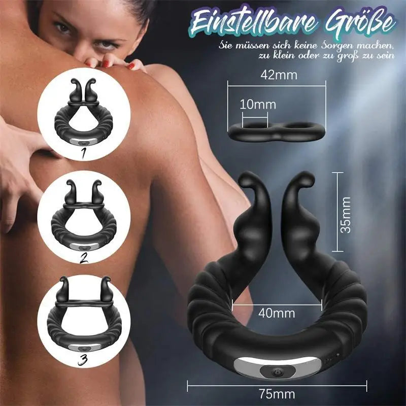 Anillo Vibrador para Hombre USB