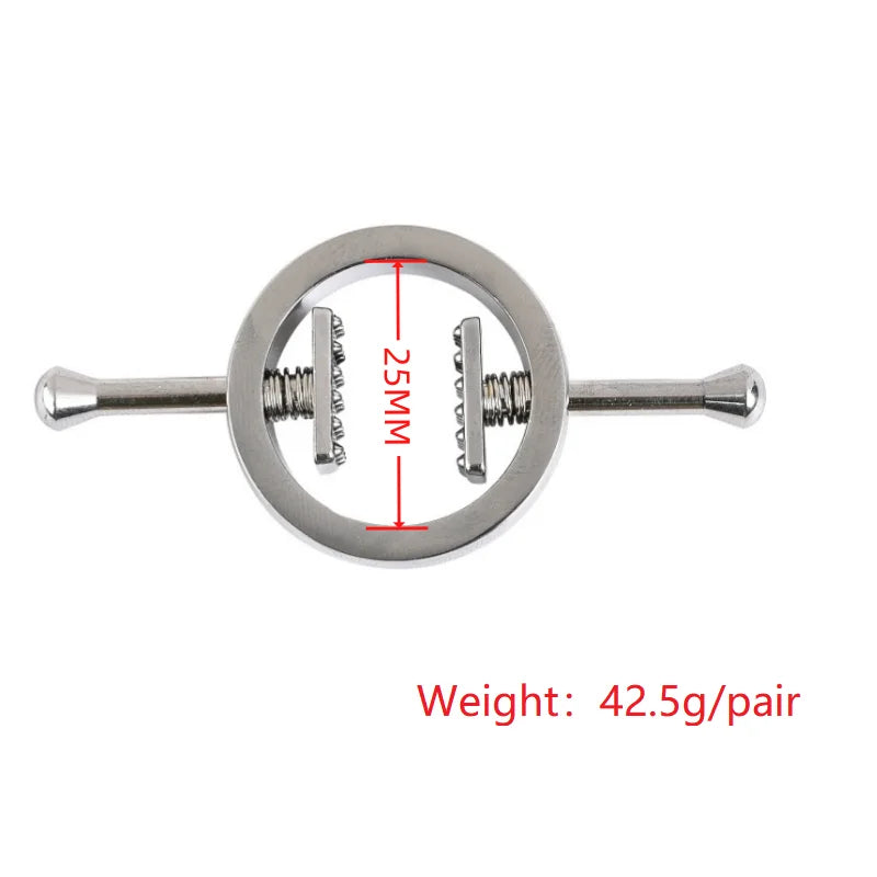 Pinzas de Metal para Pezones Bondage